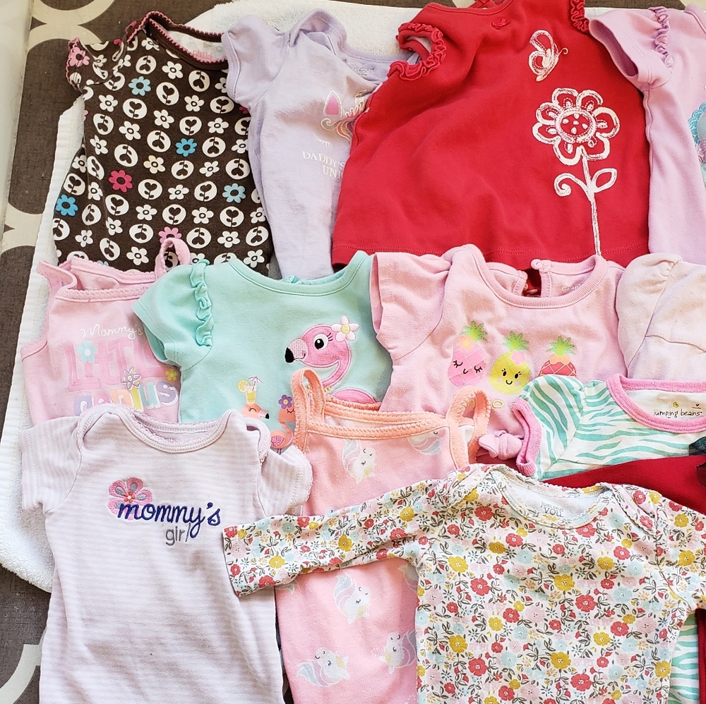19 baby girl onesies